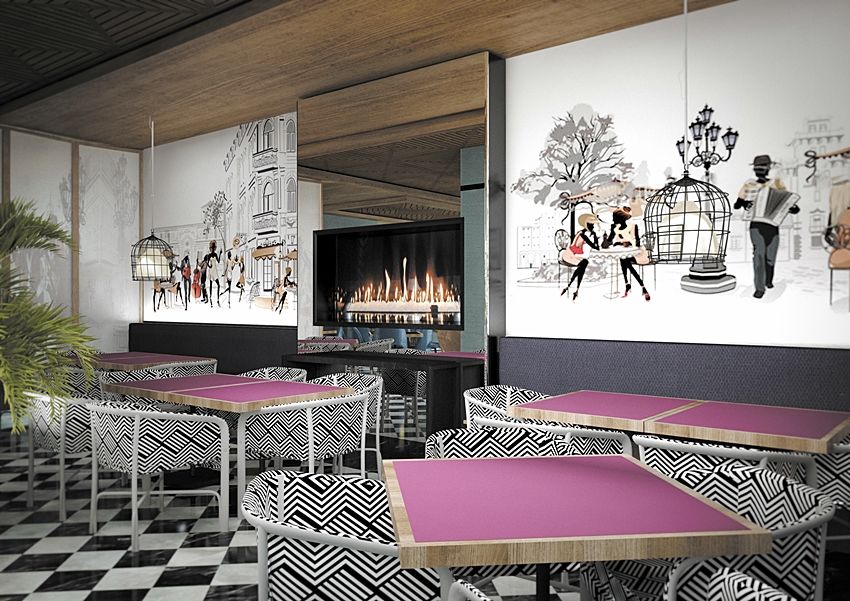 Barcelo Imagine Hotel Madrid Exterior photo Interior of the restaurant